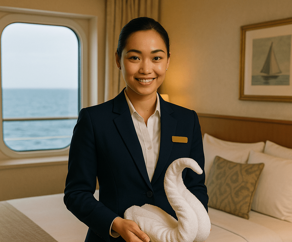 Стюяард/Стюардеса на круізний лайнер