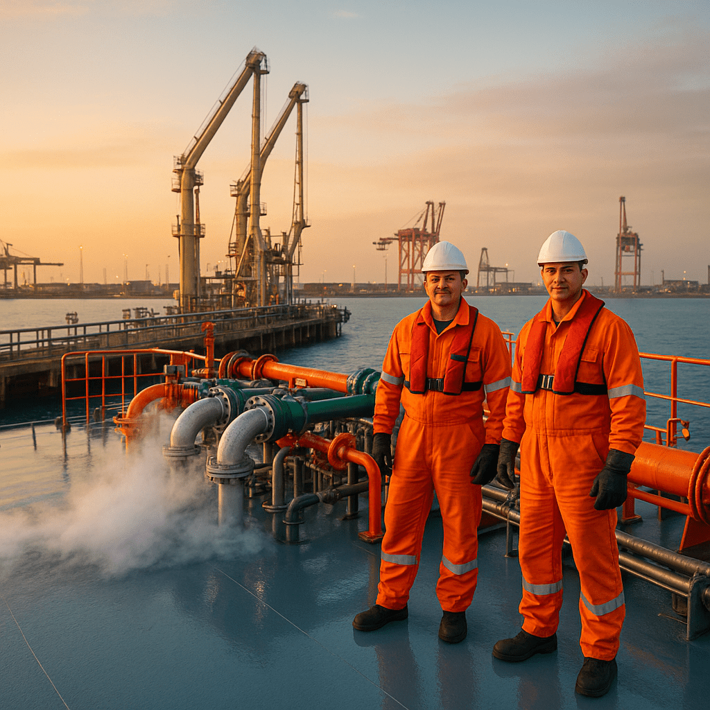 Грузові та баластні операції на суднах, що перевозять зжижений газ