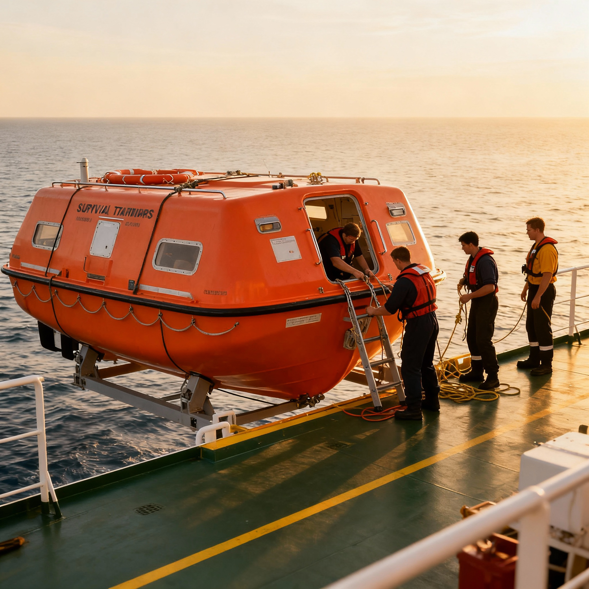 Підготовка з індивідуальних рятувальних засобів і рятувальних шлюпок (крім швидкісних рятувальних катерів)
